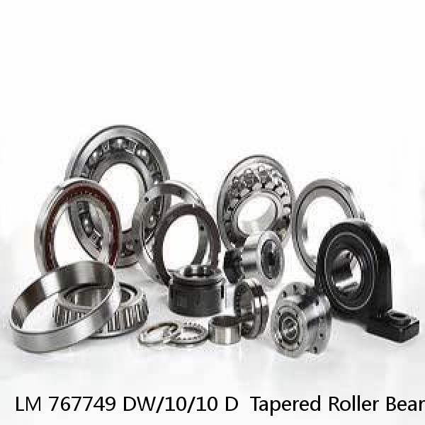 LM 767749 DW/10/10 D  Tapered Roller Bearings #1 small image